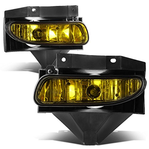 Auto Dynasty Compatible with Ford Mustang New Edge Pair of Bumper Driving Fog Lights (Amber Lens)