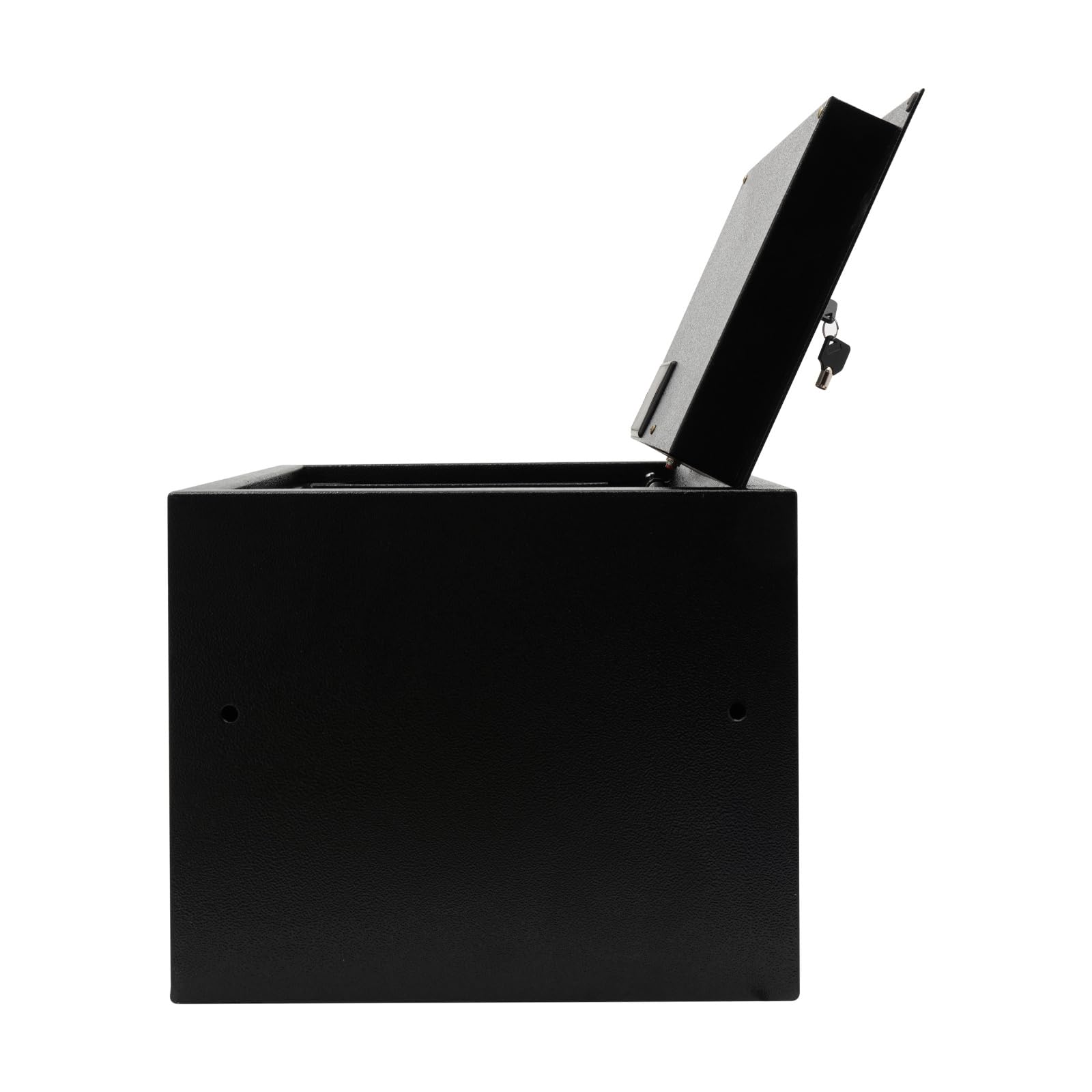 45L Tresor Safe, Kombinationssafe Tresor Feuerfest Wasserdicht Tresor mit Dreifachverriegelung aus Stahl für Ausweise, A4 Dokumente, Laptops, Schmuck, Bargeld, Schwarz
