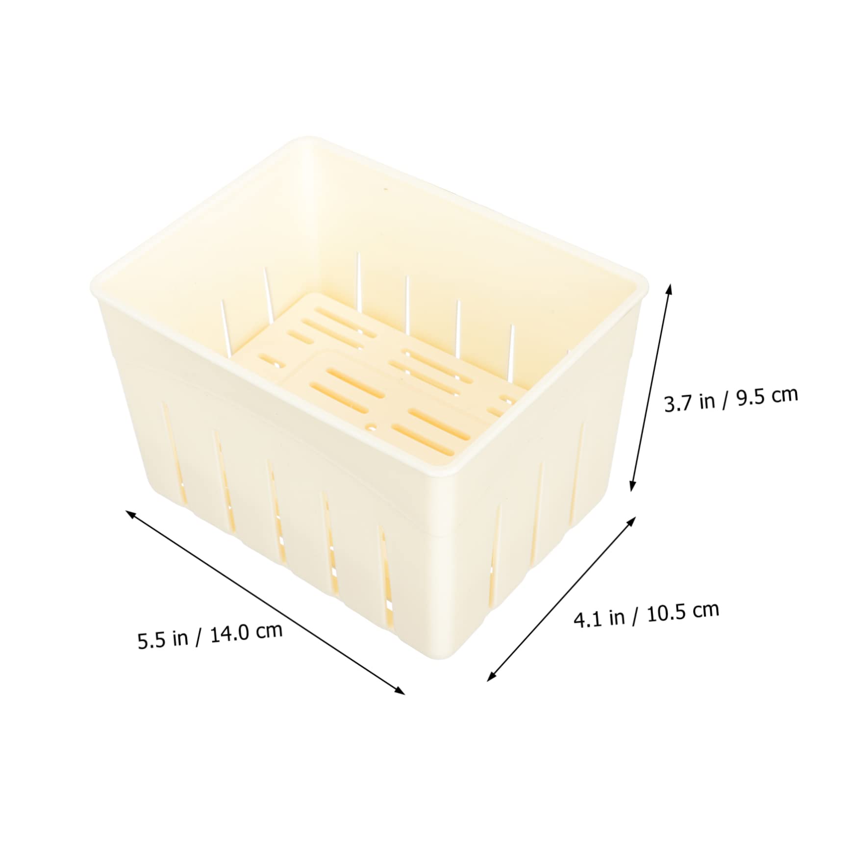 GRIRIW 2pcs Tofu Moulds High-grade Plastic Bean Curd Makers for Homemade Tofu Easy Use Kitchen Tools for Family Cooking