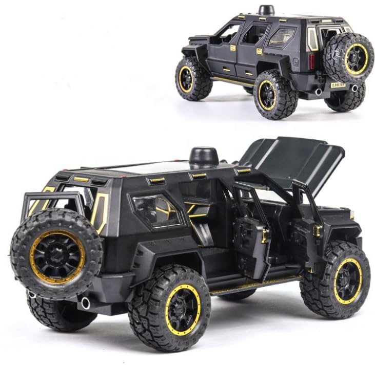 Image of SPITEN G Patton 1:24 Exclusive Alloy Metal Pull Back Die-cast Car Scale Model with Sound Light Mini Auto Toy for Kids Metal Model Toy Car with Sound and Light