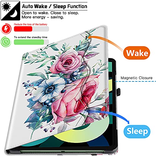 Vori A2072/A2324/A2325/A1934/A1980/A2013 Ipad Air 5Th/4Th Generation 10.9 Inch 2022/2020 Case With 360 Rotating, Multi-Angle Viewing Folio Stand Cover thumb #1