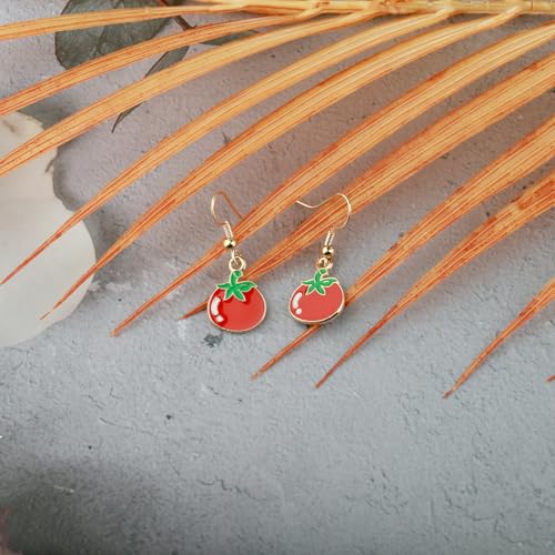 Tomato Earrings Jewelry Gift Tomato Gift For Women Tomato Foodie Present Vegetarians Plant Gifts4