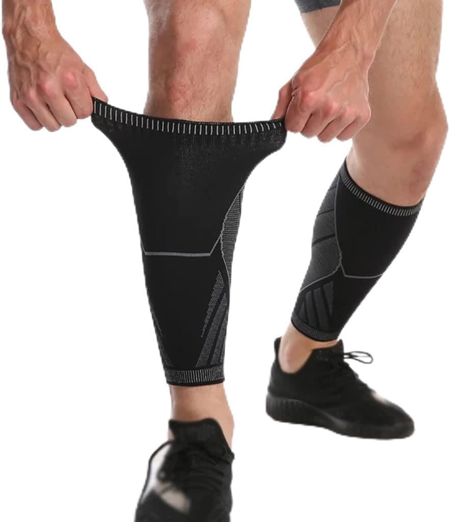 1 Pcs Sports Compression Leg Sleeve Antiskid Calf Support Protector Socks Running Fitness Warmers