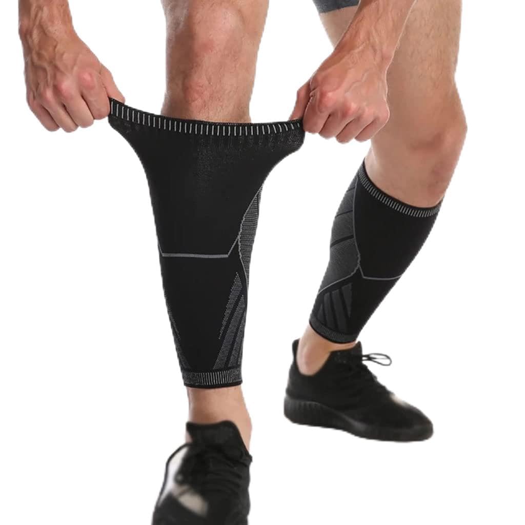1 Pcs Sports Compression Leg Sleeve Antiskid Calf Support Protector Socks Running Fitness Warmers