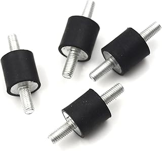 GTPBAO Stud Bushing 4pcs M4 M5 M6 M8 Anti Vibration Rubber Silent Mount Boat Car Rubber Mounts Male Tools for Electric Welding Machine Threaded Isolator (Color : A4)