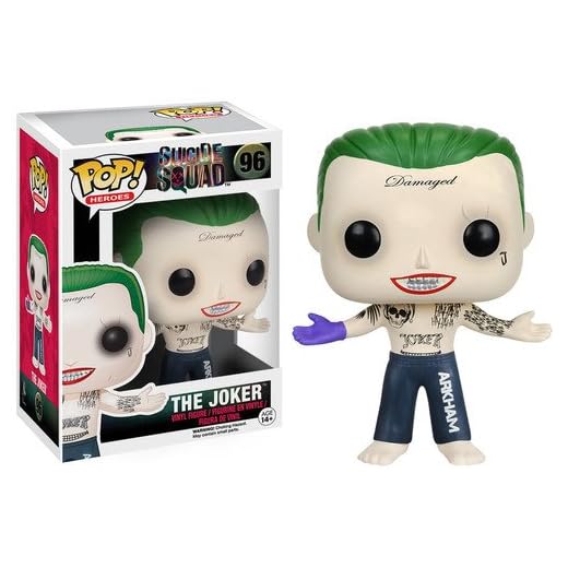 Suicide Squad - 8659 - Figurines Pop! Vinyle - Joker Shirtless