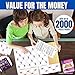 12 Adhesive Puzzle Saver Sheets - Preserve 2 x 1000 Pieces Jigsaw Puzzles - No Stress No Mess - Puzzle Glue Sheets Peel and Stick (12 PuzzleSheets with 4 Adhesive Hangers)