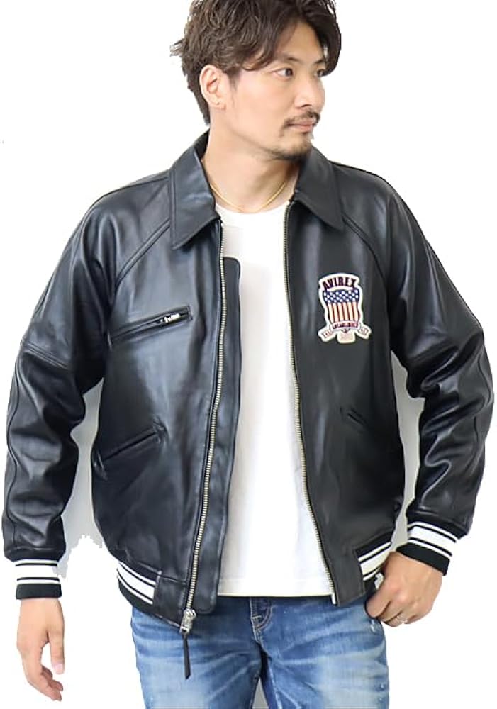 Amazon | [アヴィレックス] バーシティー シグネチャー レザー