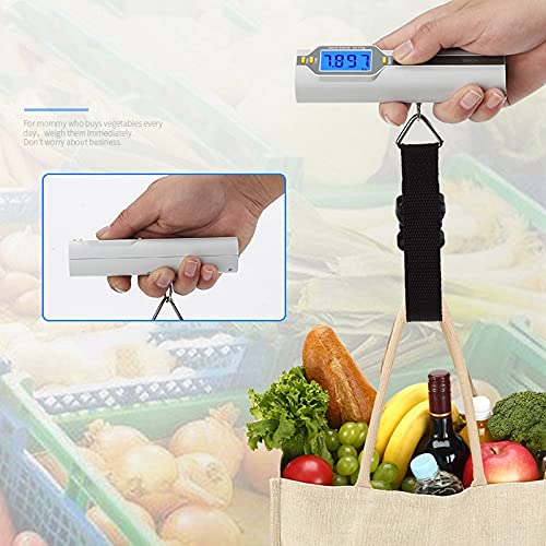 Basage Digital Luggage Scale,Travel Luggage Weight Scale,Handheld Suitcase Weight for Travel with Backlit LCD Display - Afbeelding 5
