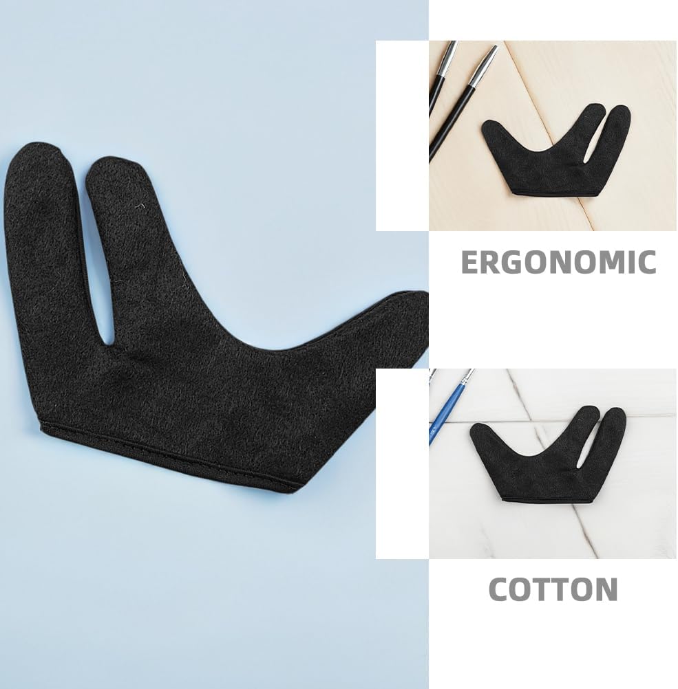 4pcs Protection Gloves: Heat Resistant Gloves 3 Finger Mittens for Barber Hair Styling Perming Hair Curling Wand Flat Iron