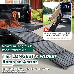 Longest-71-Widest-20-Dog-Car-RampFoldable-Dog-SUV-Truck-Ramp-with-Non-Slip-Rug-SurfacePet-Ramp-Stairs-for-Outdoor-StepsExtra-Long-Dog-Ramps-for-Medium-Large-Dogs-Get-Into-a-Car-SUV-Truck - Cucciolini Doodles   Longest-71-Widest-20-Dog-Car-RampFoldable-Dog-SUV-Truck-Ramp-with-Non-Slip-Rug-SurfacePet-Ramp-Stairs-for-Outdoor-StepsExtra-Long-Dog-Ramps-for-Medium-Large-Dogs-Get-Into-a-Car-SUV-Truck