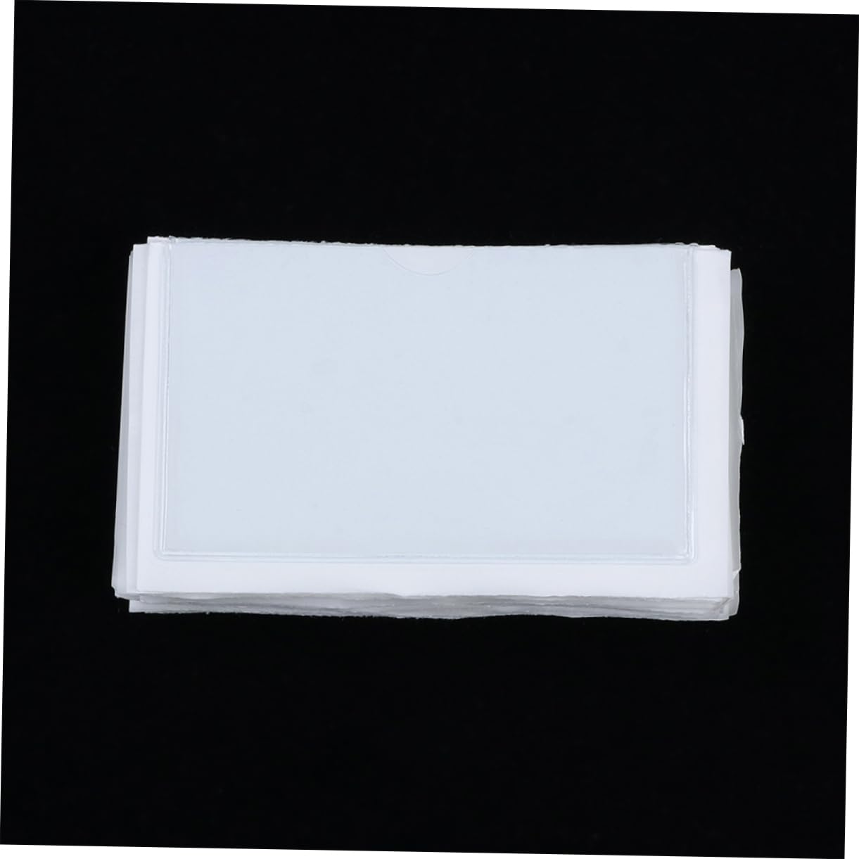POPETPOP 72pièces Pochettes Transparentes Auto-adhésives Plastique Pour Organiser Et Documents Pour Bureau Maison Et Événements