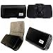 Produktbild Forcell Classic Handytasche für Olympia BRAVO Gürteltasche Quertasche Seitentasche Schutzhülle Handycase mit Gürtelclip und Gürtelschlaufe in schwarz