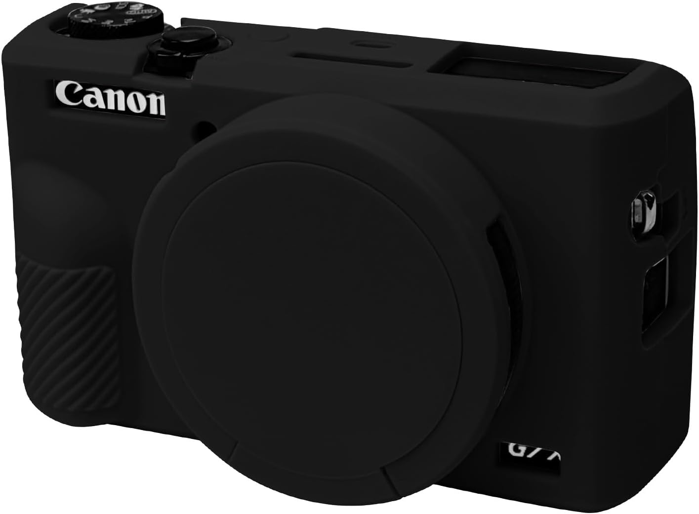 Camera Case for Canon G7 X Mark III, G7X3 Camera Cover Soft Silicone Protective Case Body Skin Sleeve with Removable Lens Cover for Canon Powershot G7X Mark III DSLR Camera