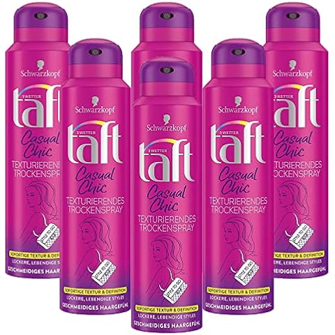 6x Schwarzkopf 3 Wetter taft Casual Chic Texturierendes Trockenspray je 150ml Cover