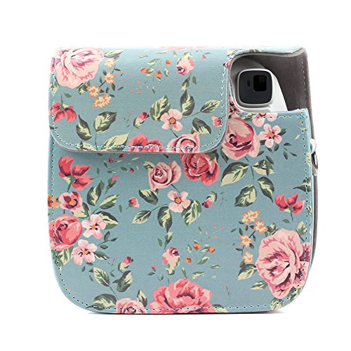 Capa protetora para câmera Fujifilm Instax Mini 8 Mini 8+ Mini 9 câmera instantânea com alça de ombr