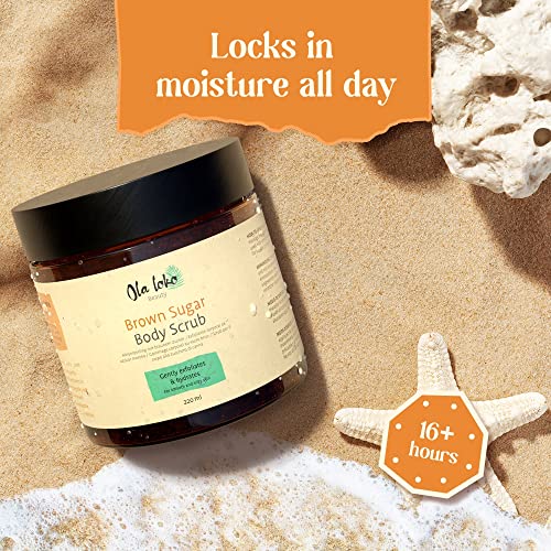 Brown Sugar Body Exfoliator - Natural Scrub for Women & Men, Firm and Hydrated Skin, Vegan Treatment for Dead Skin, Salt Scrub - Image 5