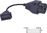 Vista 5 de ANCEL BD300 con adaptador hembra de 20 pines Bluetooth se adapta a BMW Sistemas completos Herramienta de escaneo de diagnóstico Herramienta