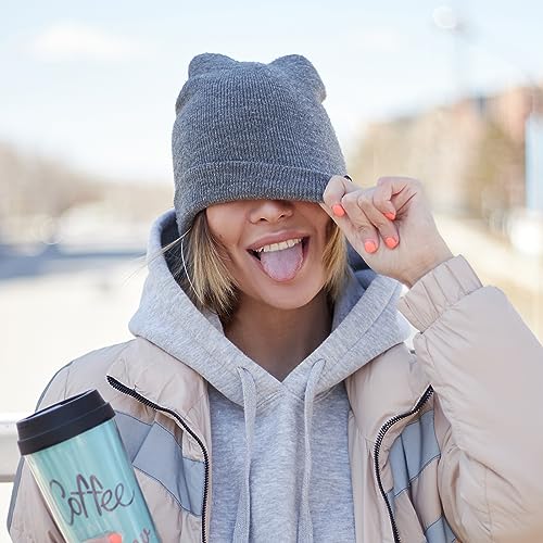Image of Beanie for Men Women Warm Winter Hat Unisex Soft Knit Cuffed Beanie | Skull Cap, Secure fit, Suits Daily Wear, Windproof, Essential Gear for Winter Jogging & Outdoor Sports