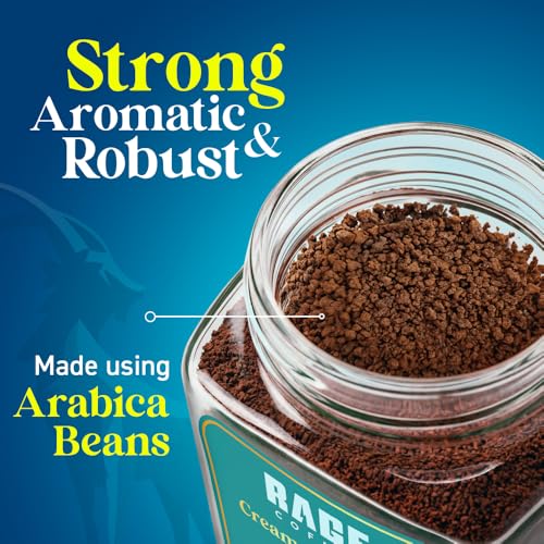 Image of Rage Coffee Silk Blend Instant Coffee | Belgian Chocolate & Creamy Hazelnut Silk Blend Flavoured Coffee 60 GMs Each | Premium, Bold & Smooth | Pack of 2