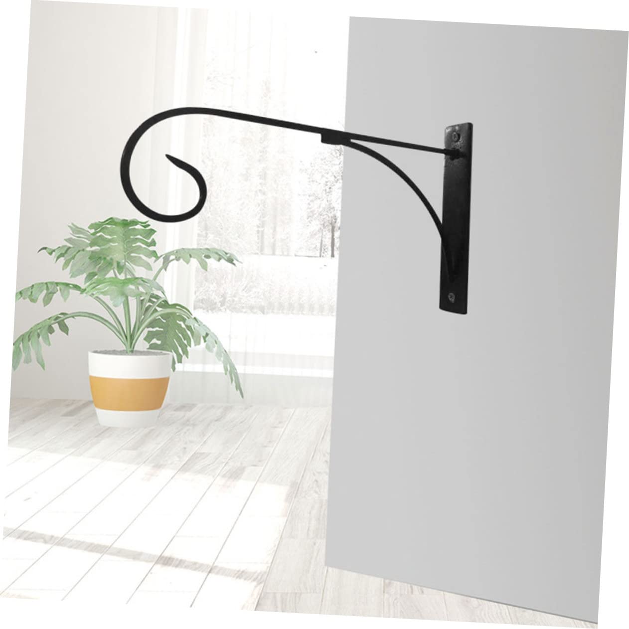 5er-Set Pflanzenaufhänger Aus Kunststoff - Wetterfest & Einfach Zu Montieren - Für Balkon, Garten & Wohnung