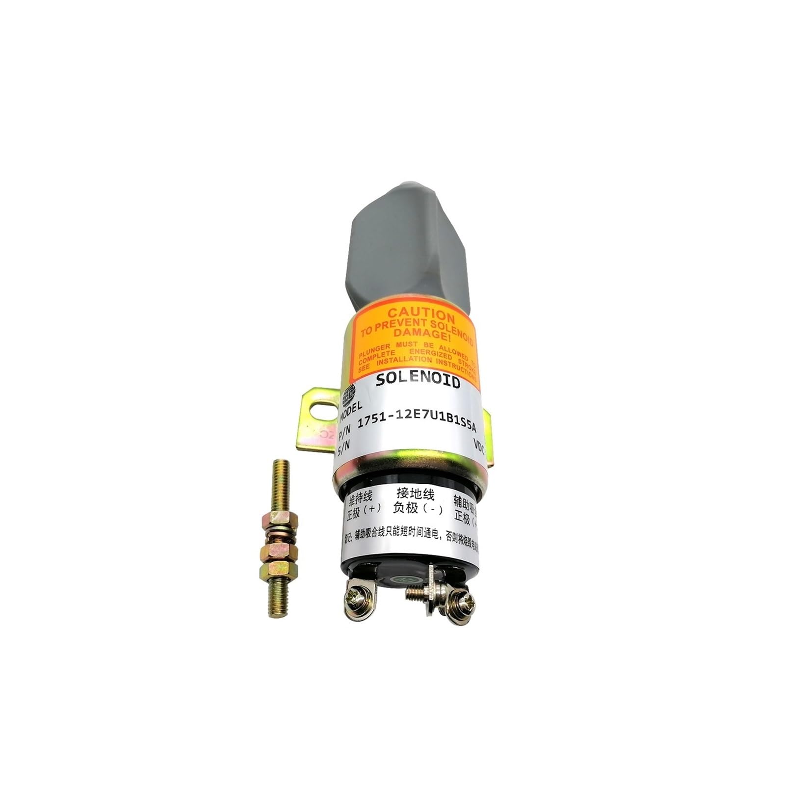 Solénoïde d'arrêt 1751-12E2U1B1 pour réparer la panne moteur de nacelle Genie Z34