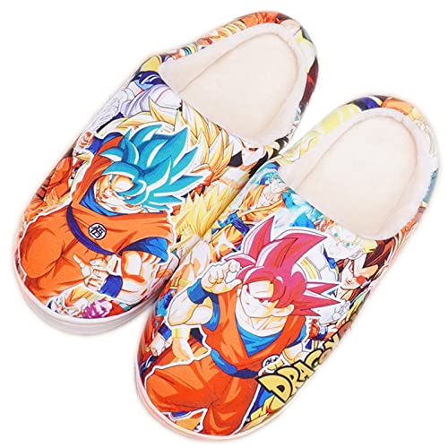 Pantuflas para hombre Zapatillas cálidas, Zapatos para interiores y exteriores con Cosplay de Anime...