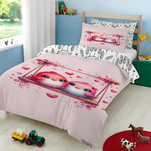 Housse de couette 200x200 cm anti-glisse avec fermeture éclair cachée