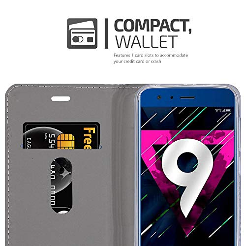 Cadorabo Custodia Libro per Honor 9 in Azzurro