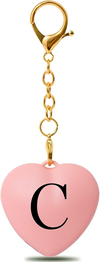 Initial Letter Purse Light Keychain bag Charm, Sensor Purse Light for Handbag, Cute Alphabet Keychain Charm for Women