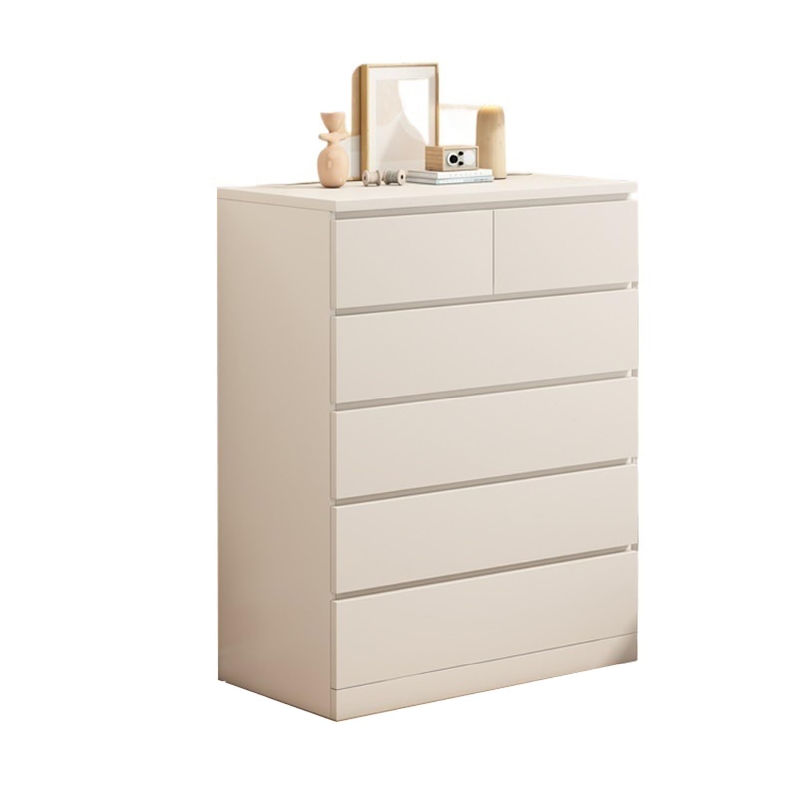 Dh2yjnbf3 Bedroom Modern Chest Of Drawer Home Storage Cabinet With 6 Drawers For Bedrooms And Living Rooms Storage Organizer(White)