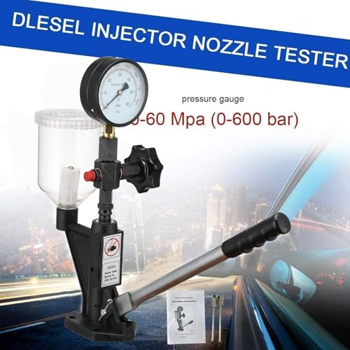 Testeur de seringues de fluide de combustion 60 MPa avec adaptateurs M14 - 2