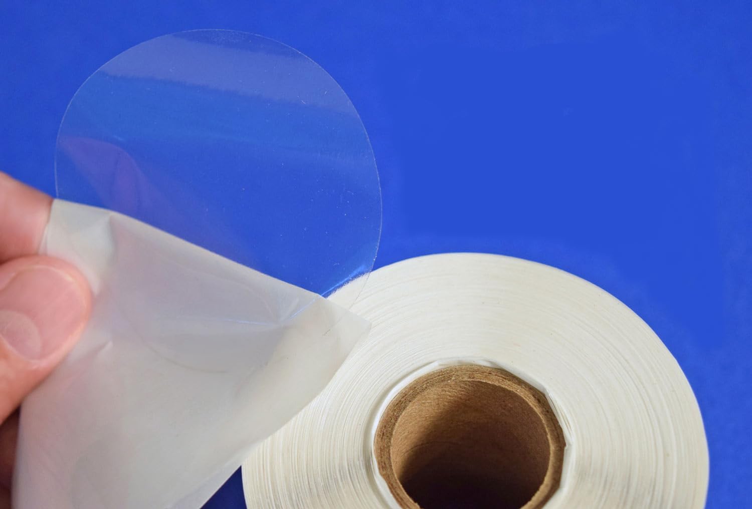 Clear Round Labels Seals Stickers 2.5" Circle 500 Roll #25CIR
