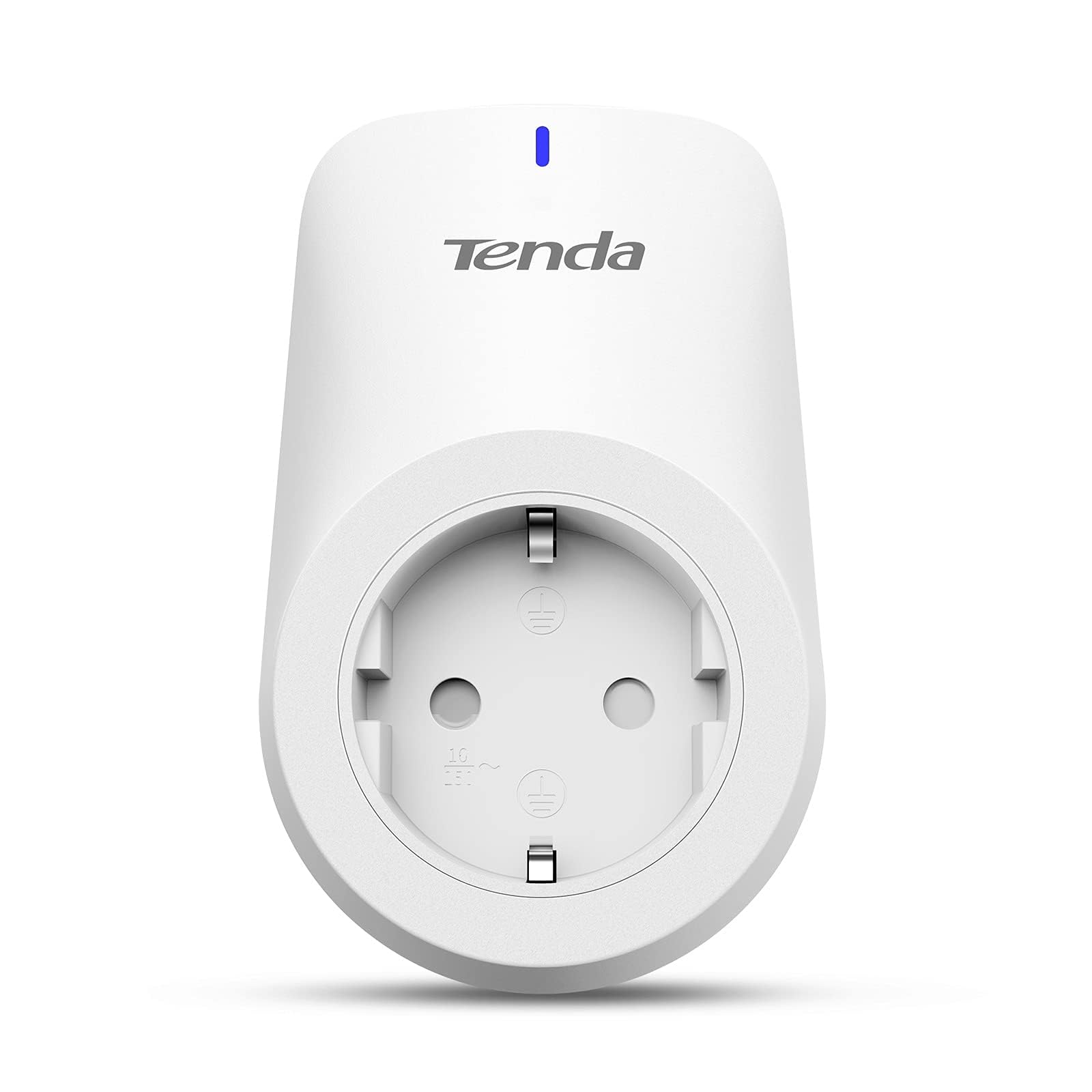 Tenda Tenda SP6 16A Enchufe WiFi Inteligente con Medidor de Energia (Para Controlar sus Dispositivos desde Cualquier Lugar, Funciona con Amazon Alexa y Google Home), 1Pack