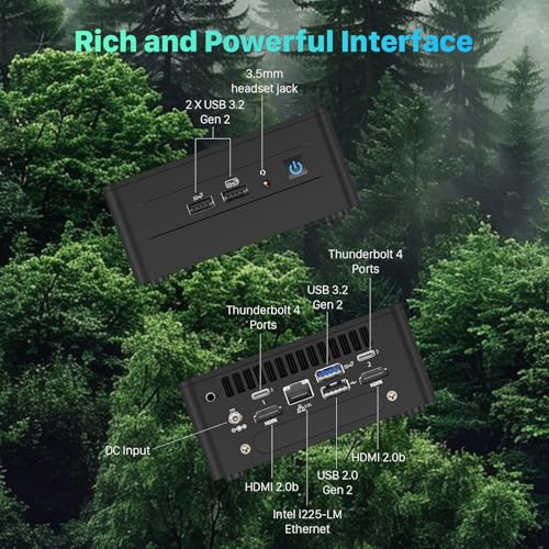 Intel NUC 12 Pro Business Mini Desktop, Intel Core i5-1240P (12C/16T, Up to 4.4GHz) Mini Pc, 16GB DDR4 RAM 512GB PCIe 4.0 NVMe SSD, 8K/HDR/WiFi 6E/BT5.3/7x24 Hours Quiet Operation/Windows 11 Pro