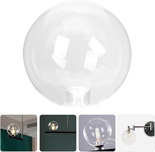 Miniatura 7 de Pantalla de cristal de repuesto G9 para lámpara de bola de cristal, cubierta de luz de globo de techo, cubierta de cúpula de iluminación para