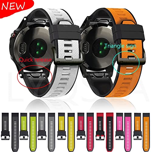 Bracelet silicone premium 22mm compatible Garmin Fenix 6