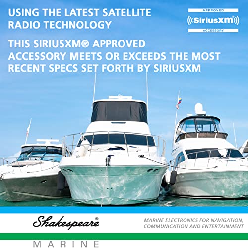 Shakespeare Sra-50 Galaxy Siriusxm Satellite Antenna, White #TOP4