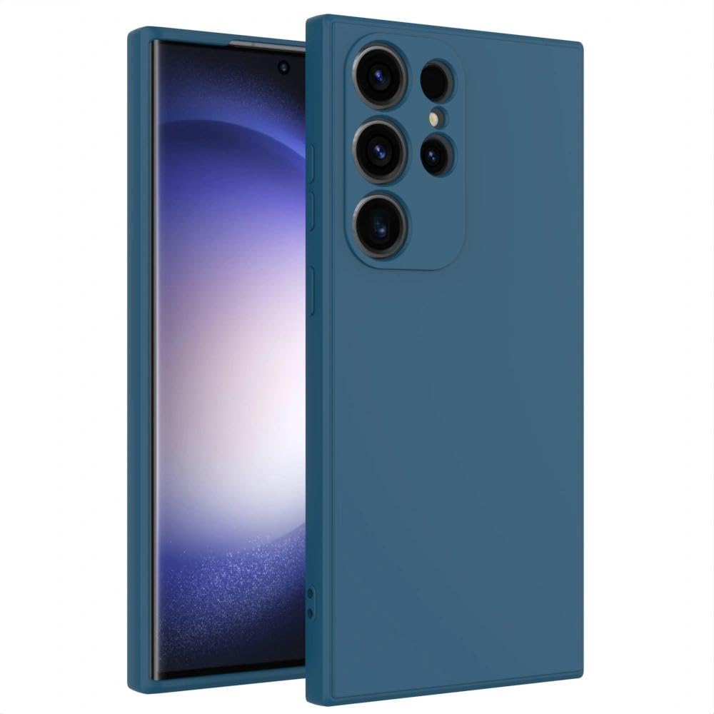 for Samsung Galaxy S26 Ultra Case Dark Blue, Scratch Resistant with Soft Touch, Slim Thin Phone Cover for Galaxy S26 Ultra