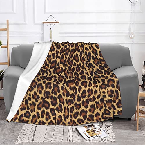 Couverture en flanelle douce imprimé léopard pour des soirées cocooning chaleureuses - 3