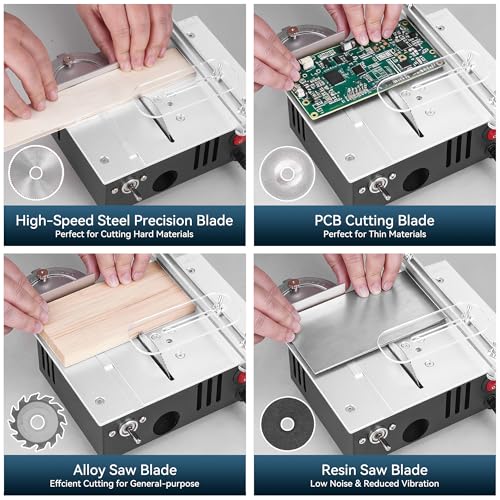 Mini Table Saw with Dual Motors