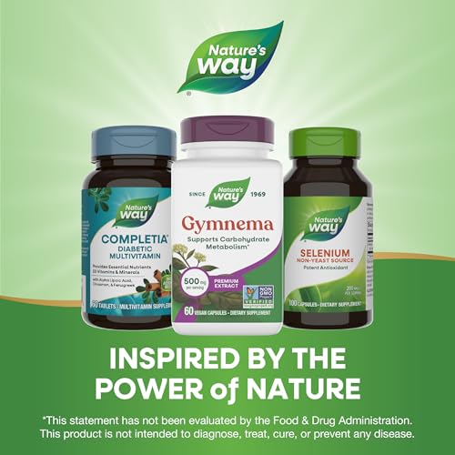 Nature's Way Gymnema Premium Extract, 500 mg per Serving, 60 ct - image 7