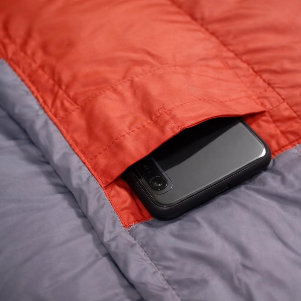 Amagogo Outdoor Isolante Biancheria Sacco a Pelo Materassino Imbottito Zaino Chiusura Nylon Poliestere d'Anatra Adatto per Tende Gite Weekend All'aperto