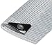 Canopies and Tarps Heavy Duty Clear Premium Poly Tarp, 10' x 12' (Finished Size 9'6" x 11'6") - Grommets Spaced Every 36" in Weatherproof Clear Tarp