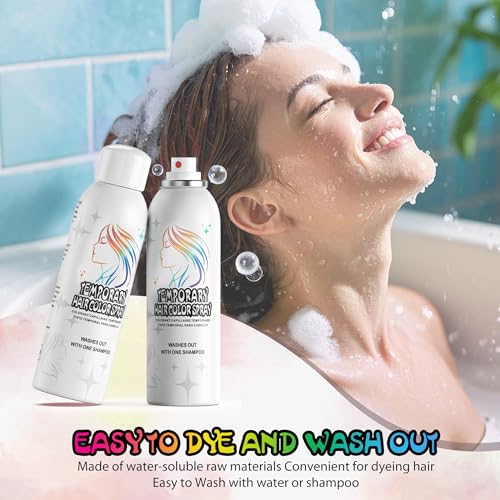 Spray Temporal Para Cabello Blanco 150ml miniatura 3
