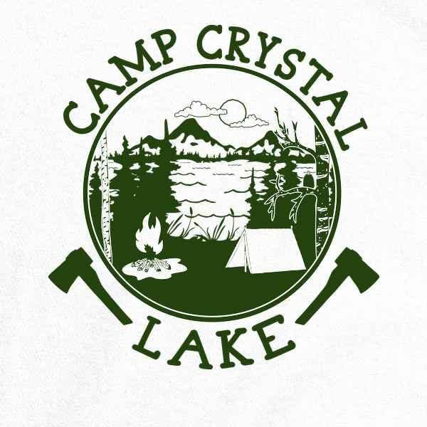 Pop Threads Camp Crystal Lake Counselor Shirt Vintage Costume Graphic Tee T-Shirt for Men - Image 2