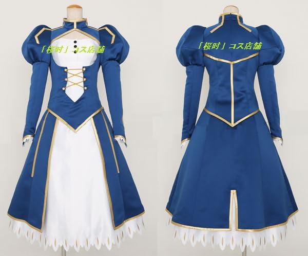 「桜时」Fate stay night フェイト ステイナイト セイバー Saber アーサー王 イベント パーティー服 コスプレ衣
