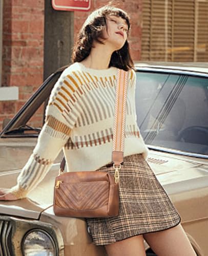 Quilted Crossbody Purse Anti Theft Travel Purses Bag for Women Small Leather Trendy Bags with Guitar Strap for Wallet2