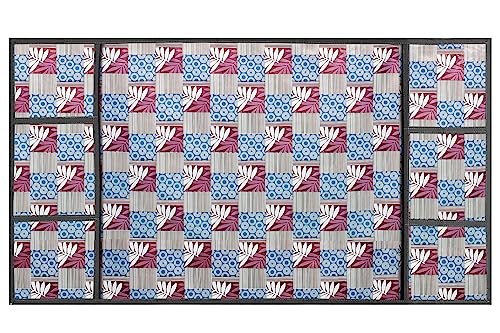 Image of Stylista Refridgerator top Cover Suitable for Samsung RR23C2F249U /HL, 215 Liter Fridge, Dimension (WXD) 71x109 CM, Surface Pattern Grey