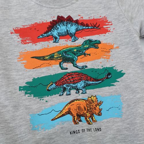 Image of Baby Toddler Boy's Cotton Crewneck Sweatshirt Christmas Clothing 1-7Y